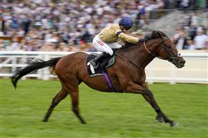 ASCOT, ENGLAND - JULY 23: Hollie Doyle riding Tempus win The Porsche Handicap at Ascot Racecourse on July 23, 2022 in Ascot, England. (Photo by Alan Crowhurst/Getty Images)