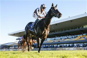 SYDNEY, AUSTRALIA - JULY 30: Jean Van Overmeire on Cross talk wins race 8 the Atc Foundation Winter Challenge during Sydney Racing at Rosehill Gardens on July 30, 2022 in Sydney, Australia. (Photo by Mark Evans/Getty Images)