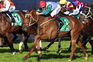 SYDNEY, AUSTRALIA - JULY 30: Hugh Bowman on Wicklow wins race 7 the Special Achievement Shelby Sixtysix during Sydney Racing at Rosehill Gardens on July 30, 2022 in Sydney, Australia. (Photo by Mark Evans/Getty Images)