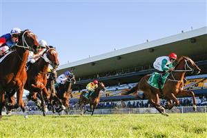 SYDNEY, AUSTRALIA - JULY 30: Hugh Bowman on Wicklow wins race 7 the Special Achievement Shelby Sixtysix during Sydney Racing at Rosehill Gardens on July 30, 2022 in Sydney, Australia. (Photo by Mark Evans/Getty Images)