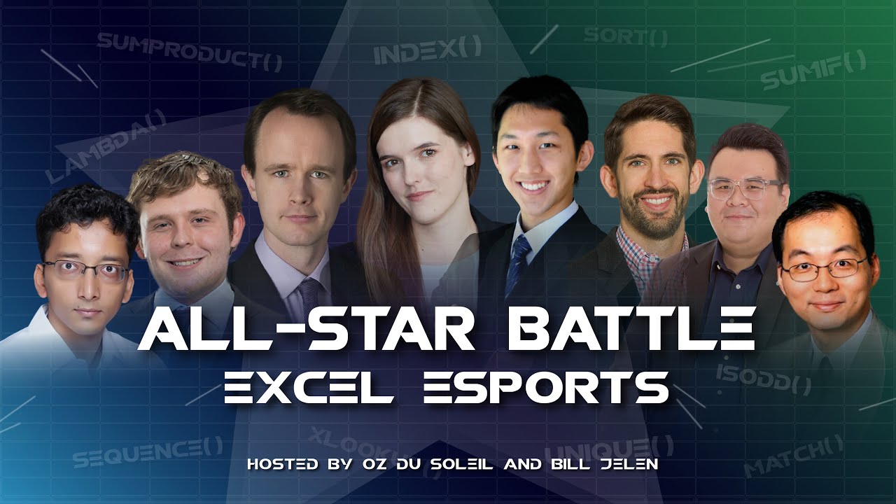 World Excel Championship 2022 The All Star Battle Excel Esports