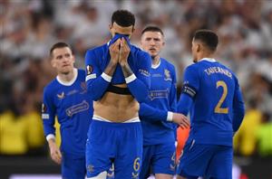 Rangers UEFA dejected