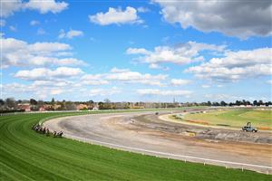 MELBOURNE, AUSTRALIA - AUGUST 27: General view of the redevelopment of the new Caulfield inner track during Race 4, the Ive Handicap, during Melbourne Racing at Caulfield Racecourse on August 27, 2022 in Melbourne, Australia. (Photo by Vince Caligiuri/Getty Images)