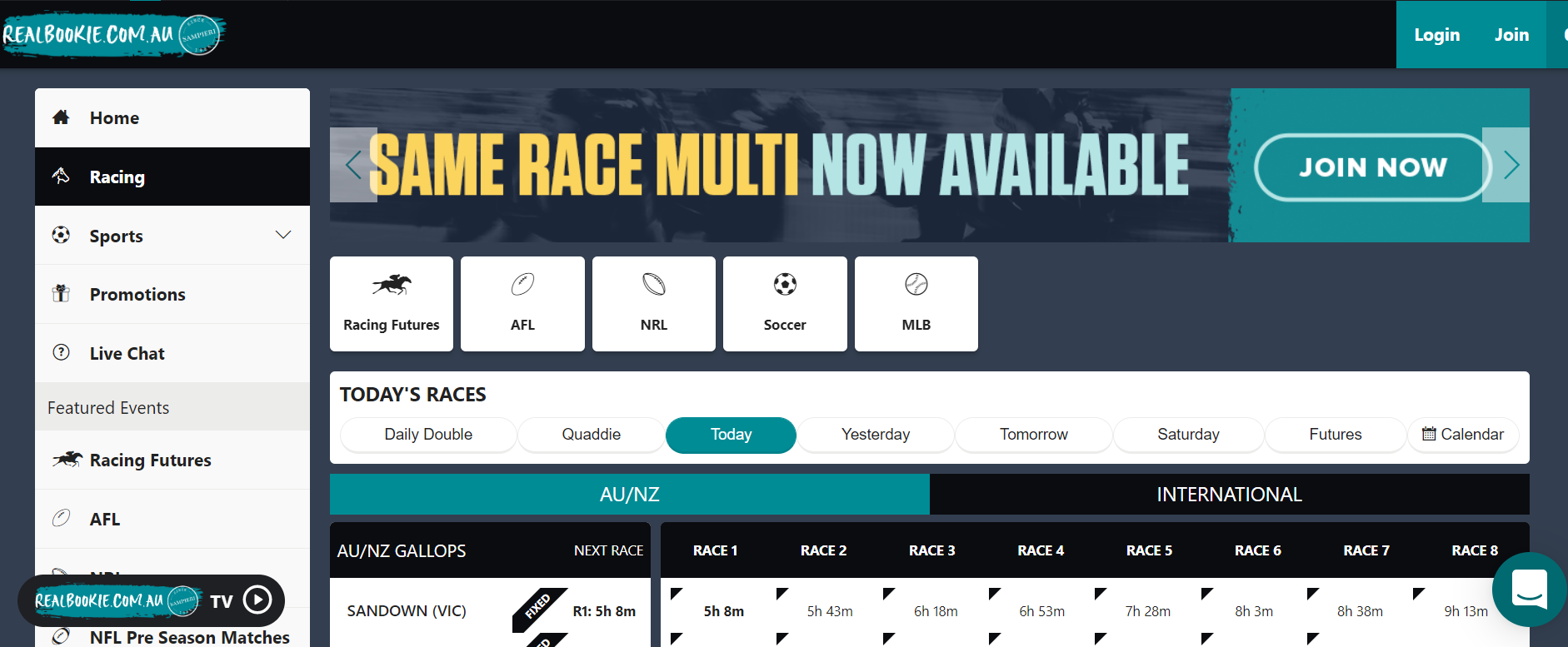 Same Race Multis now available at