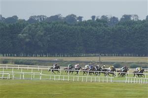 KILDARE, IRELAND - SEPTEMBER 11: A general view as runners begin to turn into the straight during The Moyglare 'Jewels' Blandford Stakes at Curragh Racecourse on September 11, 2022 in Kildare, Ireland. (Photo by Alan Crowhurst/Getty Images)