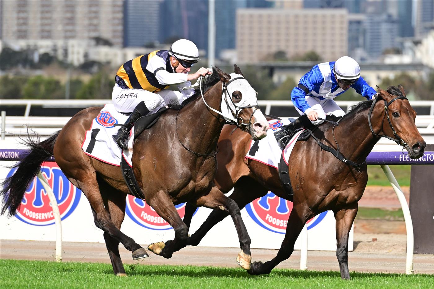 MELBOURNE, AUSTRALIA - SEPTEMBER 10: Mark Zahra riding I