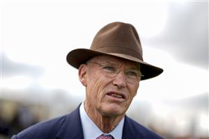NEWMARKET, ENGLAND - SEPTEMBER 23: John Gosden poses at Newmarket Racecourse on September 23, 2022 in Newmarket, England. (Photo by Alan Crowhurst/Getty Images)