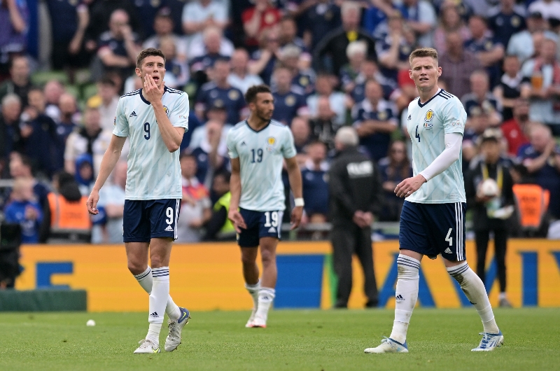 Scotland Nations League dejected