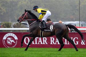 Jockey Christophe Patrice Lemaire riding on "Stay foolish" competes in The Prix de l