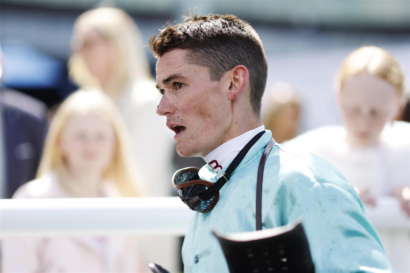 SYDNEY, AUSTRALIA - OCTOBER 01: Regan Bayliss looks on after winning on Platinum Jubilee in race 2 the Keeneland Gimcrack Stakes during Sydney Racing at Royal Randwick Racecourse on October 01, 2022 in Sydney, Australia. (Photo by Mark Evans/Getty Images)