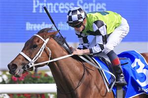SYDNEY, AUSTRALIA - OCTOBER 01: James McDonald on Zougotcha wins race 6 the Darley Flight Stakes during Sydney Racing at Royal Randwick Racecourse on October 01, 2022 in Sydney, Australia. (Photo by Mark Evans/Getty Images)