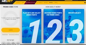Melbet promo code store