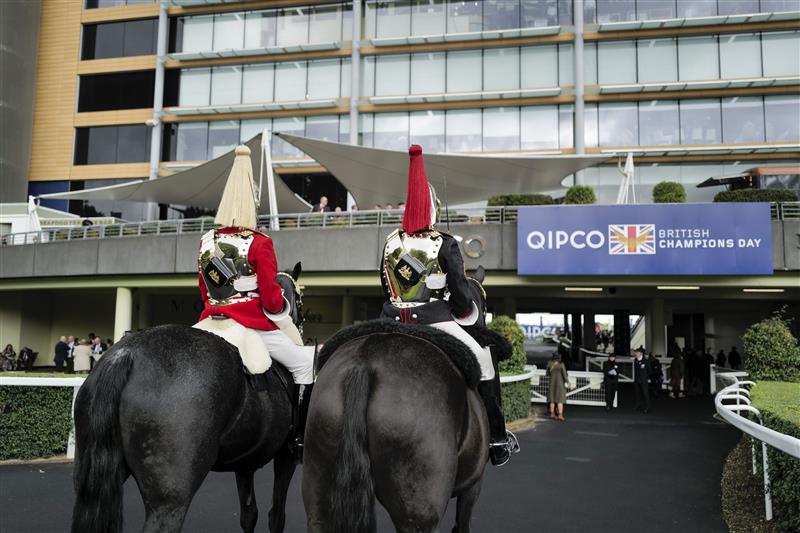 ASCOT, ENGLAND - OCTOBER 15: A general view at Ascot Racecourse on October 15, 2022 in Ascot, England. (Photo by Alan Crowhurst/Getty Images)