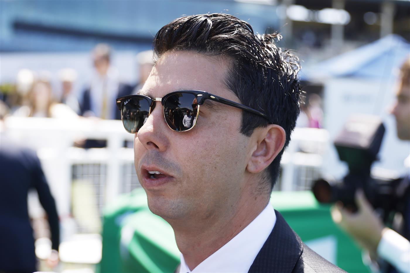 SYDNEY, AUSTRALIA - OCTOBER 15: Sterling Alexiou looks on during Everest Day at Royal Randwick Racecourse on October 15, 2022 in Sydney, Australia. (Photo by Mark Evans/Getty Images)