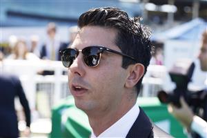 SYDNEY, AUSTRALIA - OCTOBER 15: Sterling Alexiou looks on during Everest Day at Royal Randwick Racecourse on October 15, 2022 in Sydney, Australia. (Photo by Mark Evans/Getty Images)