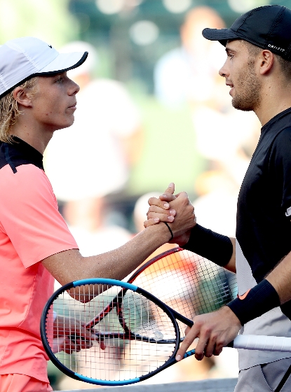 Canada's Shapovalov beats American Fritz to advance at Vienna Open