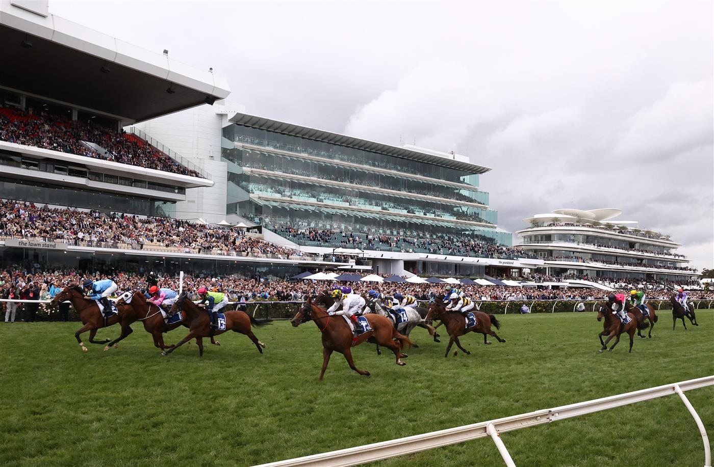 MELBOURNE, AUSTRALIA - NOVEMBER 01: Tommy Berry rides #5 Bartholomeu Dias to win race six the Furphy Plate during 2022 Lexus Melbourne Cup Day at Flemington Racecourse on November 01, 2022 in Melbourne, Australia. (Photo by Robert Cianflone/Getty Images)