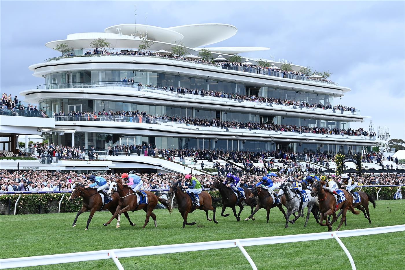 MELBOURNE, AUSTRALIA - NOVEMBER 01: Tommy Berry riding Bartholomeu Dias to win race six the Furphy Plate during 2022 Lexus Melbourne Cup Day at Flemington Racecourse on November 01, 2022 in Melbourne, Australia. (Photo by Quinn Rooney/Getty Images)