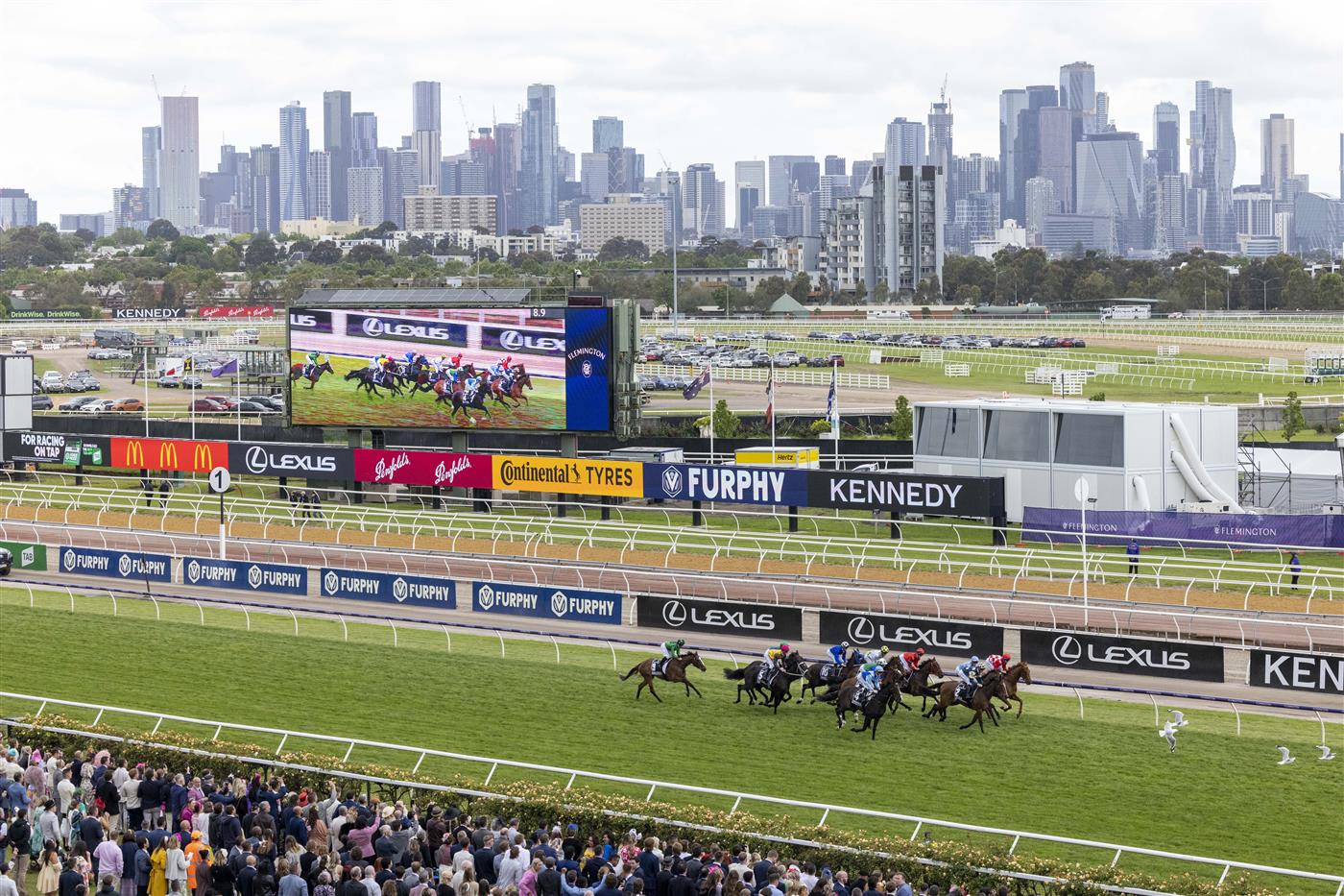 MELBOURNE, AUSTRALIA - NOVEMBER 03: Tommy Berry riding #1 She's Extreme to win Race 8, the Kennedy Oaks, during 2022 Kennedy Oaks Day at Flemington Racecourse on November 03, 2022 in Melbourne, Australia. (Getty)