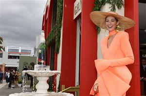 MELBOURNE, AUSTRALIA - NOVEMBER 03: Nikki Phillips during 2022 Oaks Day at Flemington Racecourse on November 3, 2022 in Melbourne, Australia. (Photo by Sam Tabone/Getty Images)