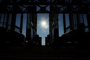 LEXINGTON, KENTUCKY - NOVEMBER 04: The starters gate during the 2022 Breeders Cup at Keeneland Race Course on November 04, 2022 in Lexington, Kentucky. (Photo by Andy Lyons/Getty Images)