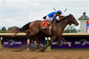 LEXINGTON, KENTUCKY - NOVEMBER 05: Jockey Junior Alvarado rides Cody