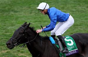 LEXINGTON, KENTUCKY - NOVEMBER 05: Jockey James Doyle rides Rebel
