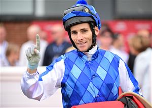 CRANBOURNE, AUSTRALIA - NOVEMBER 12: Jamie Mott after riding Megamea to win Race 5, the Rosemont Stud F&m Pendant, during Melbourne Racing on Cranbourne Cup Day at Cranbourne Racecourse on November 12, 2022 in Cranbourne, Australia. (Photo by Vince Caligiuri/Getty Images)