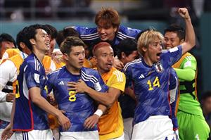 Japan players celebrate (Getty Images)