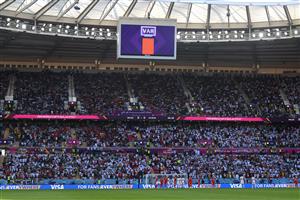 VAR confirms Wayne Hennessey's red card (Getty Images)