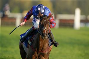 NEWBURY, ENGLAND - NOVEMBER 25: Aidan Coleman riding Pailsley Park in action during The Coral Long Distance Hurdle at Newbury Racecourse on November 25, 2022 in Newbury, England. (Photo by Alan Crowhurst/Getty Images)