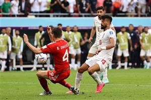 Ramin Rezaeian makes it 2-0 to Iran (Getty Images)