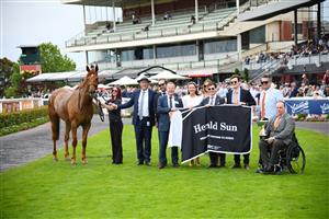 MELBOURNE, AUSTRALIA - NOVEMBER 26: Vow And Declare after winning Race 7, the Herald Sun Zipping Classic, during Melbourne Racing at Caulfield Racecourse on November 26, 2022 in Melbourne, Australia. (Photo by Vince Caligiuri/Getty Images)