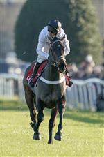 SUNBURY, ENGLAND - DECEMBER 26: Nico de Boinville riding Constitution Hill clear the last to win The Ladbrokes Christmas Hurdle at Kempton Park Racecourse on December 26, 2022 in Sunbury, England. (Photo by Alan Crowhurst/Getty Images)