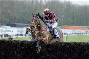 CHEPSTOW, WALES - DECEMBER 27: David Prichard riding The Two Amigos clear the last to win The Coral Welsh Grand National Handicap Chase at Chepstow Racecourse on December 27, 2022 in Chepstow, Wales. (Photo by Alan Crowhurst/Getty Images)