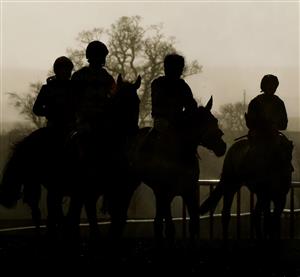 DUBLIN, IRELAND - DECEMBER 28: A general view as runners return after finishing at Leopardstown Racecourse on December 28, 2022 in Dublin, Ireland. (Photo by Alan Crowhurst/Getty Images)