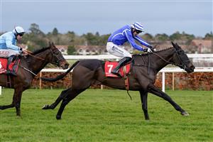 DUBLIN, IRELAND - DECEMBER 28: Patrick Mullins riding Ile Atlantique win The Midland Legal Solicitors Flat Race at Leopardstown Racecourse on December 28, 2022 in Dublin, Ireland. (Photo by Alan Crowhurst/Getty Images)