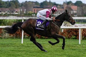 DUBLIN, IRELAND - DECEMBER 28: Jack Kennedy riding Maxxum win The Pertemps Network Handicap Hurdle at Leopardstown Racecourse on December 28, 2022 in Dublin, Ireland. (Photo by Alan Crowhurst/Getty Images)