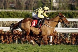 DUBLIN, IRELAND - DECEMBER 29: Paul Townend riding State Man win The Matheson Hurdle at Leopardstown Racecourse on December 29, 2022 in Dublin, Ireland (Photo by Alan Crowhurst/Getty Images)
