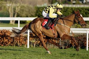 DUBLIN, IRELAND - DECEMBER 29: Paul Townend riding State Man win The Matheson Hurdle at Leopardstown Racecourse on December 29, 2022 in Dublin, Ireland (Photo by Alan Crowhurst/Getty Images)
