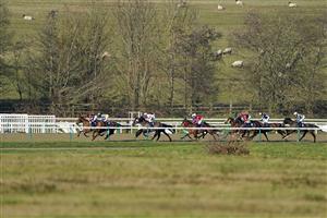 LINGFIELD, ENGLAND - JANUARY 21: Down the back straight during The BetUK's Acca Club 5 Free Bet Handicap at Lingfield Park on January 21, 2023 in Lingfield, England. (Photo by Alan Crowhurst/Getty Images)