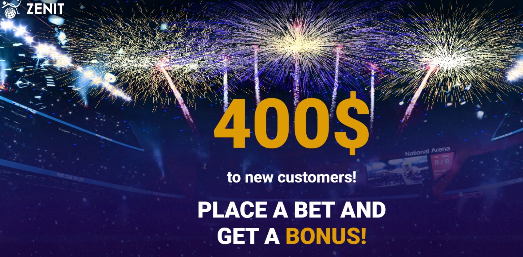 ZenitBet promotional code NEWBONUS - Get a 100% sign up bonus