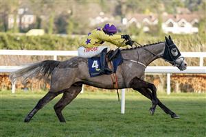 DUBLIN, IRELAND - FEBRUARY 05: Danny Mullins riding Il Etait Temps clear the last to win The Tattersalls Ireland Novice Hurdle at Leopardstown Racecourse on February 05, 2023 in Dublin, Ireland. (Photo by Alan Crowhurst/Getty Images)