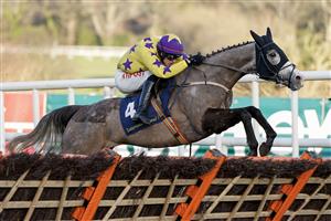 DUBLIN, IRELAND - FEBRUARY 05: Danny Mullins riding Il Etait Temps clear the last to win The Tattersalls Ireland Novice Hurdle at Leopardstown Racecourse on February 05, 2023 in Dublin, Ireland. (Photo by Alan Crowhurst/Getty Images)