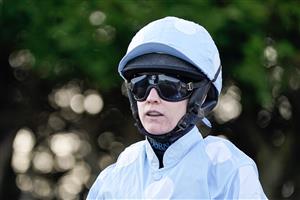 DUBLIN, IRELAND - FEBRUARY 05: Rachael Blackmore poses at Leopardstown Racecourse on February 05, 2023 in Dublin, Ireland. (Photo by Alan Crowhurst/Getty Images)