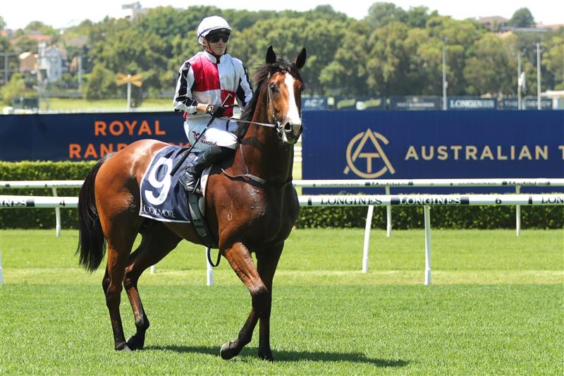 SYDNEY, AUSTRALIA - FEBRUARY 11: Tom Marquand riding Cafe Millennium wins Race 1 Coolmore Pierro Plate during the Inglis Millennium Day - Sydney Racing at Royal Randwick Racecourse on February 11, 2023 in Sydney, Australia. (Photo by Jeremy Ng/Getty Images)
