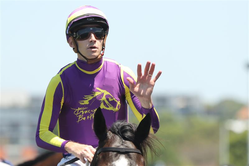 SYDNEY, AUSTRALIA - FEBRUARY 11: Jason Collett riding Mabel wins Race 3 Midway during the Inglis Millennium Day - Sydney Racing at Royal Randwick Racecourse on February 11, 2023 in Sydney, Australia. (Photo by Jeremy Ng/Getty Images)