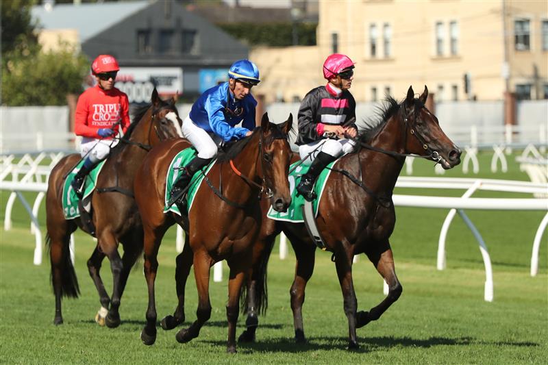 SYDNEY, AUSTRALIA - FEBRUARY 11: Nash Rawiller riding In Secret wins Race 7 TAB Light Fingers Stakes during the Inglis Millennium Day - Sydney Racing at Royal Randwick Racecourse on February 11, 2023 in Sydney, Australia. (Photo by Jeremy Ng/Getty Images)