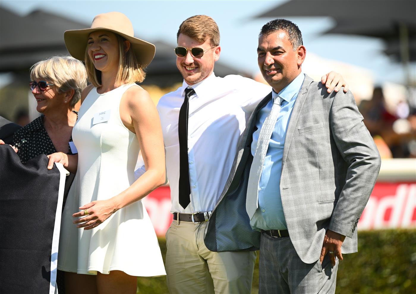 MELBOURNE, AUSTRALIA - FEBRUARY 11: Trainer Julius Sandhu is seen after Lofty Strike won Race 6, the Mccafe Rubiton Stakes, during Melbourne Racing at Sandown Hillside on February 11, 2023 in Melbourne, Australia. (Photo by Vince Caligiuri/Getty Images)