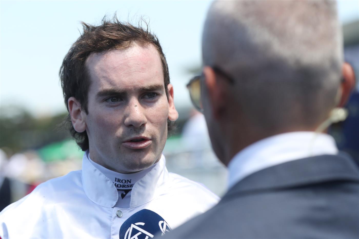 SYDNEY, AUSTRALIA - FEBRUARY 11: Tyler Schiller riding Amarantz wins Race 2 TAB Highway during the Inglis Millennium Day - Sydney Racing at Royal Randwick Racecourse on February 11, 2023 in Sydney, Australia. (Photo by Jeremy Ng/Getty Images)